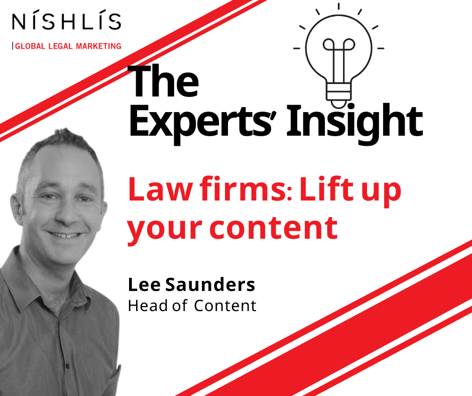 Law firms: Lift up your content